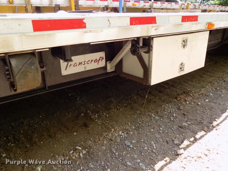 image for item DA6078 2006 Transcraft Eagle RS2 drop deck trailer
