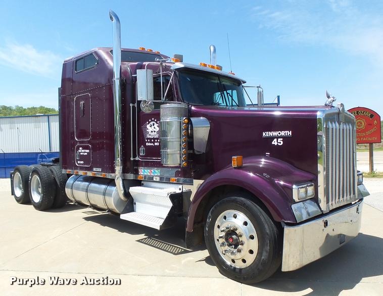 image for item DB1319 1998 Kenworth W900 semi truck