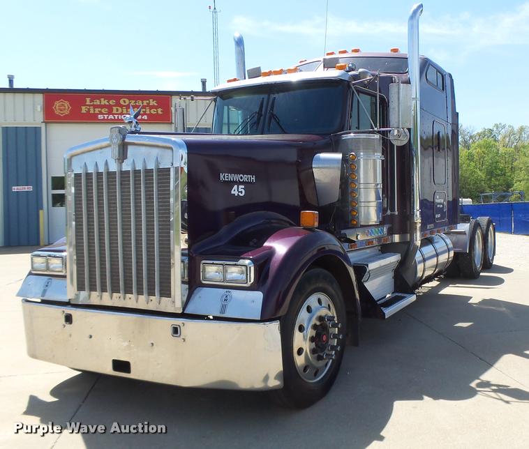 image for item DB1319 1998 Kenworth W900 semi truck