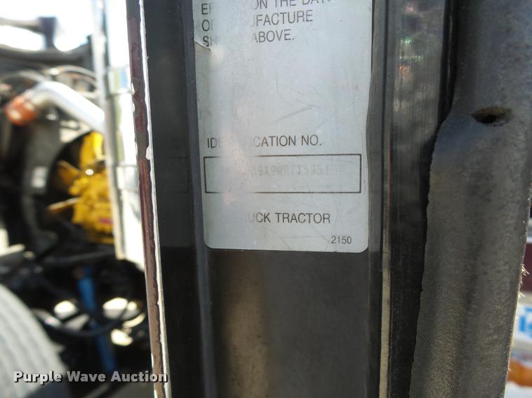 image for item DB1319 1998 Kenworth W900 semi truck