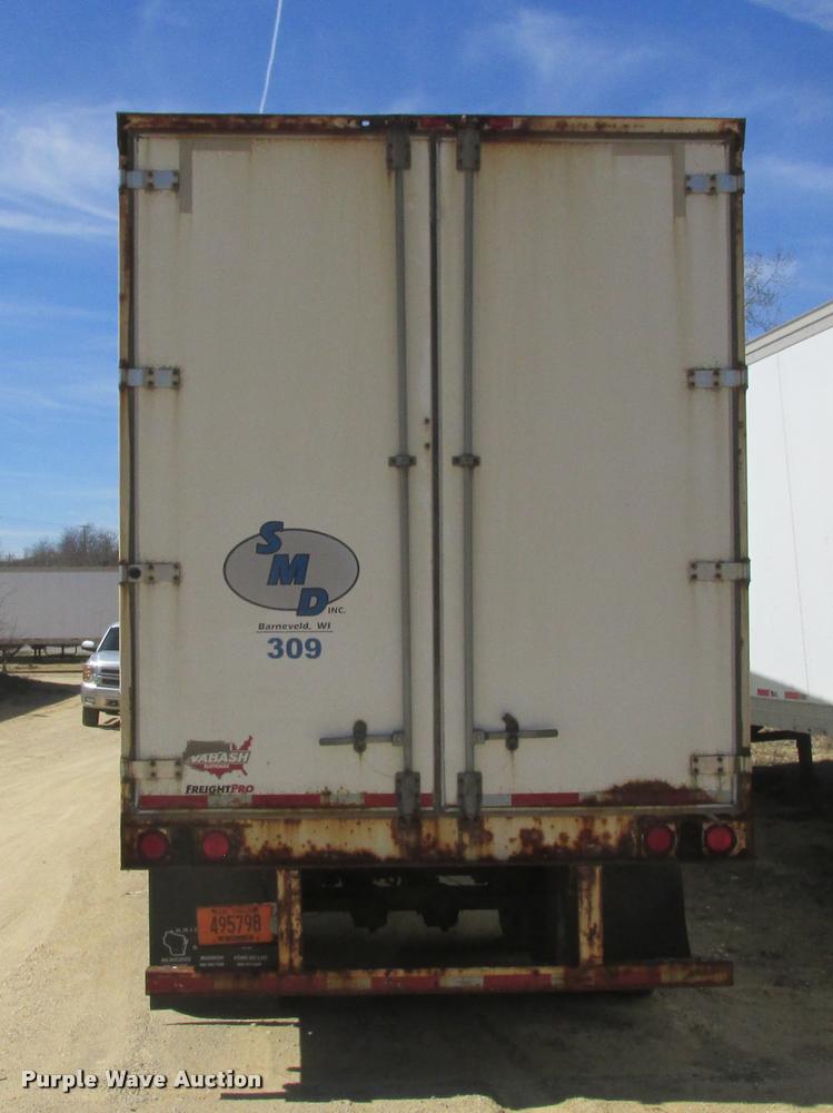 image for item K6147 2005 Wabash dry van trailer