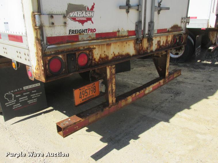 image for item K6147 2005 Wabash dry van trailer