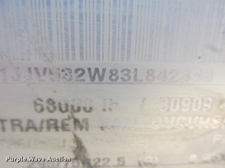 image for item K6150 2003 Wabash dry van trailer