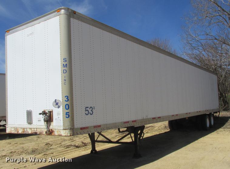 image for item K6154 1999 Wabash dry van trailer