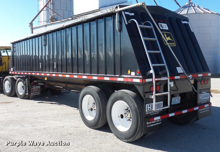 image for item L4521 2010 Neville Built double hopper grain trailer