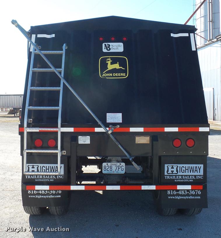 image for item L4521 2010 Neville Built double hopper grain trailer