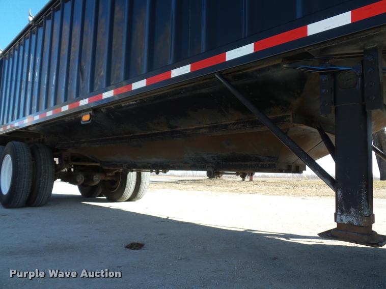 image for item L4521 2010 Neville Built double hopper grain trailer