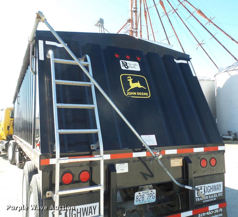 image for item L4521 2010 Neville Built double hopper grain trailer