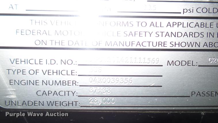 image for item DA7756 2002 Gillig G20B096N4 transit bus