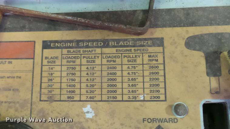 image for item DS9098 1998 Target Pro 65 III concrete saw