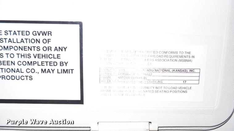 image for item L2398 2009 Ford E450 Super Duty shuttle bus