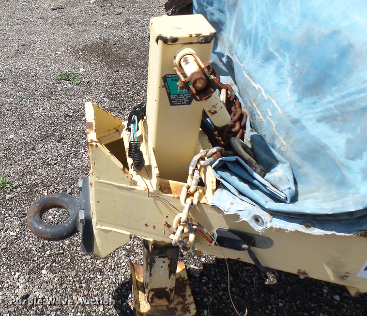 image for item L2460 2001 Hawk utility trailer with Thermoplastic paint striper