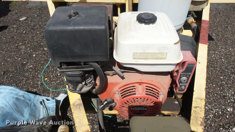 image for item L2460 2001 Hawk utility trailer with Thermoplastic paint striper