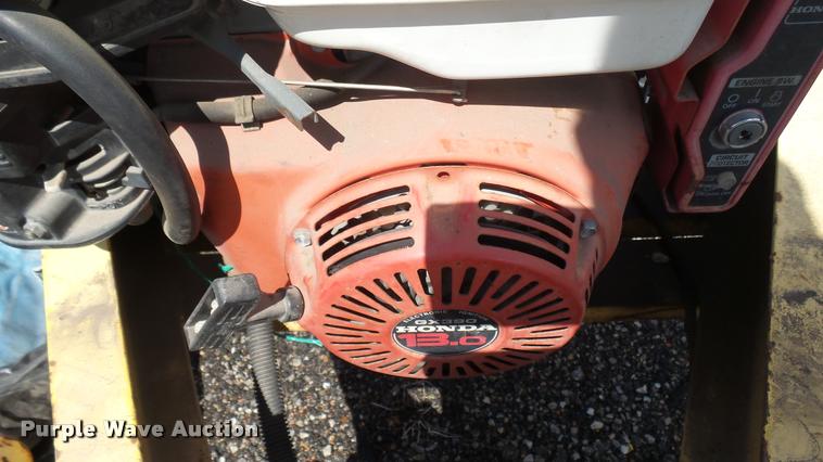 image for item L2460 2001 Hawk utility trailer with Thermoplastic paint striper