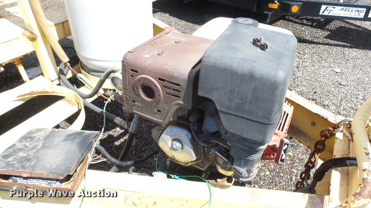 image for item L2460 2001 Hawk utility trailer with Thermoplastic paint striper