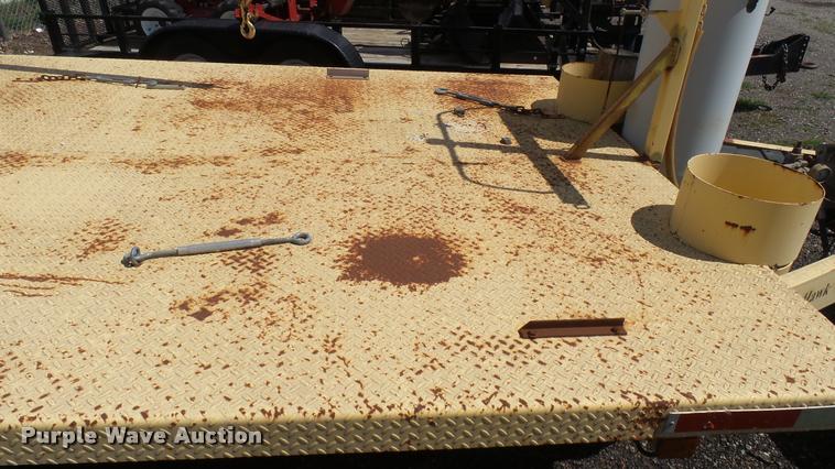 image for item L2460 2001 Hawk utility trailer with Thermoplastic paint striper