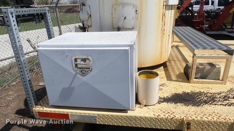 image for item L2460 2001 Hawk utility trailer with Thermoplastic paint striper