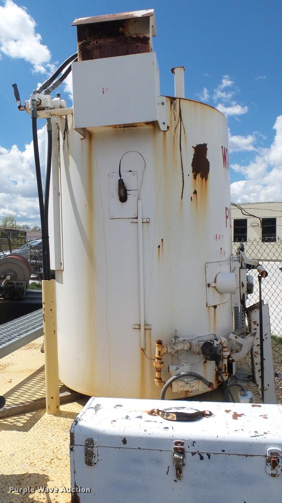 image for item L2460 2001 Hawk utility trailer with Thermoplastic paint striper