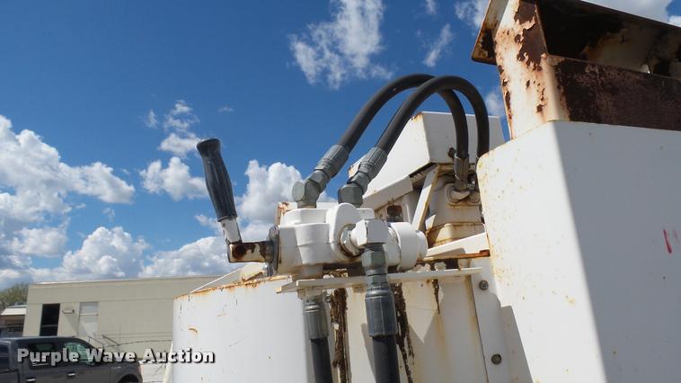 image for item L2460 2001 Hawk utility trailer with Thermoplastic paint striper