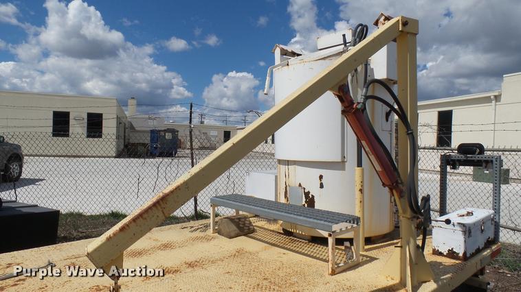 image for item L2460 2001 Hawk utility trailer with Thermoplastic paint striper