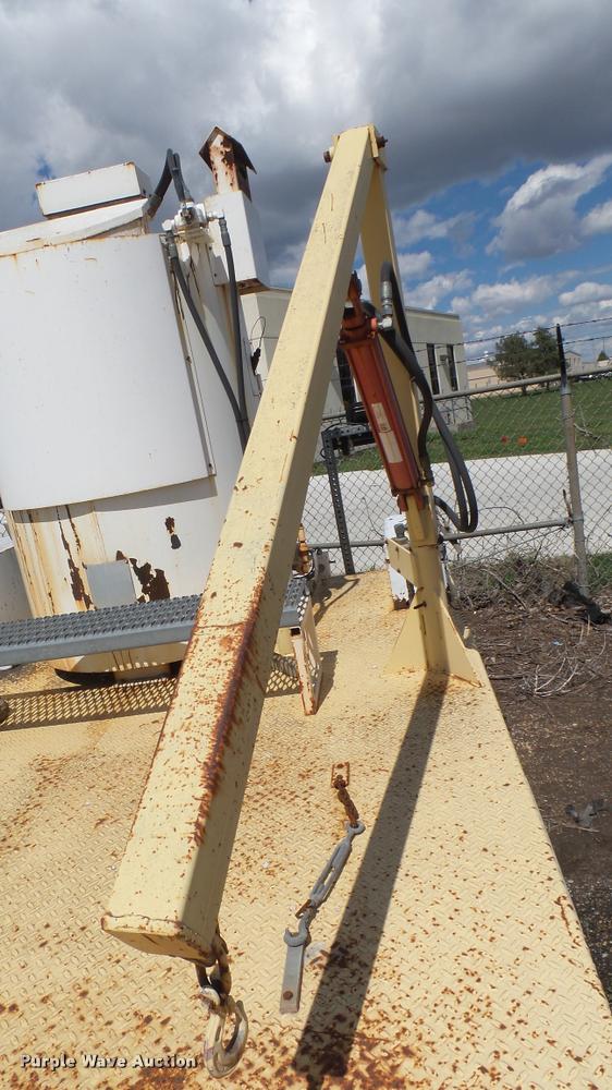 image for item L2460 2001 Hawk utility trailer with Thermoplastic paint striper