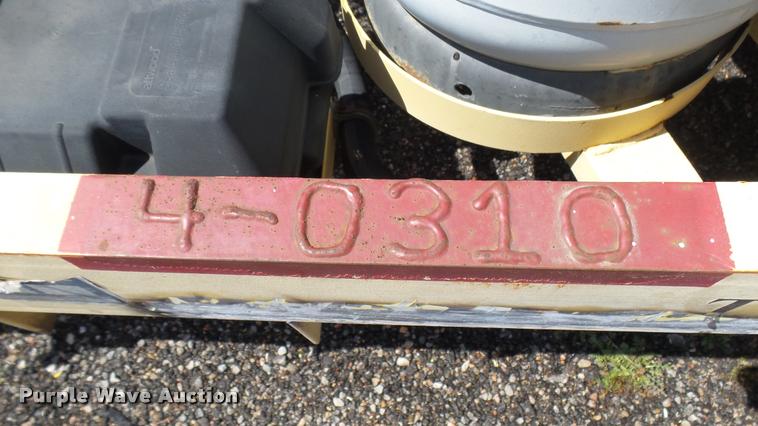 image for item L2460 2001 Hawk utility trailer with Thermoplastic paint striper