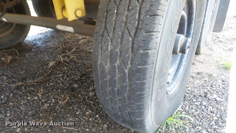 image for item L2460 2001 Hawk utility trailer with Thermoplastic paint striper