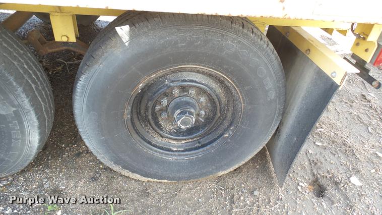 image for item L2460 2001 Hawk utility trailer with Thermoplastic paint striper