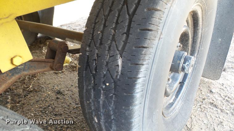 image for item L2460 2001 Hawk utility trailer with Thermoplastic paint striper