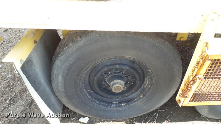 image for item L2460 2001 Hawk utility trailer with Thermoplastic paint striper