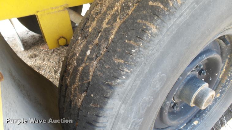 image for item L2460 2001 Hawk utility trailer with Thermoplastic paint striper