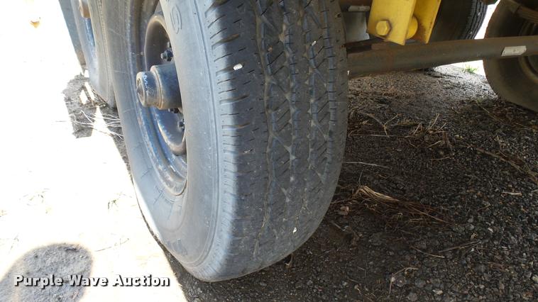 image for item L2460 2001 Hawk utility trailer with Thermoplastic paint striper