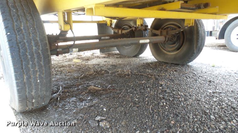 image for item L2460 2001 Hawk utility trailer with Thermoplastic paint striper