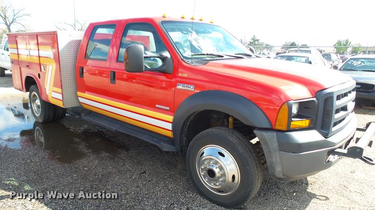 image for item L2480 2007 Ford F550 Super Duty XL utility truck