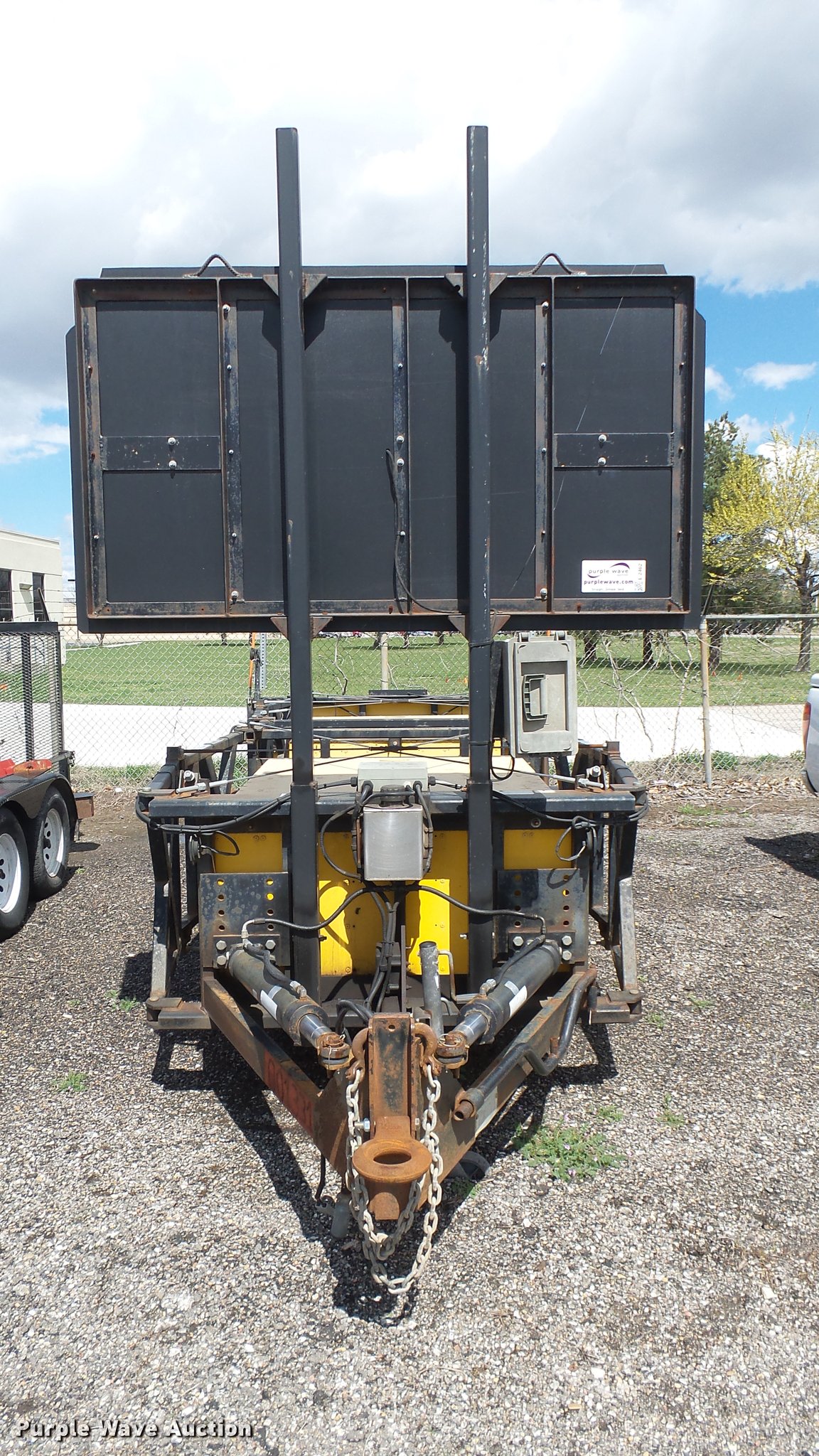 2006 crash attenuator trailer in Wichita, KS Item L2462 sold Purple