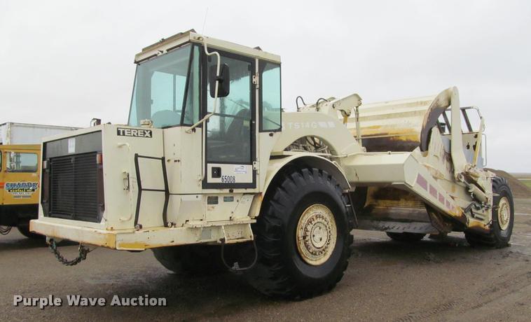 image for item K3753 2002 Terex TS14G conventional scraper