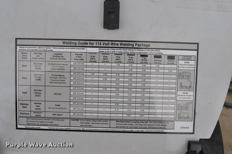 image for item K3775 Hobart Handler 140 wire feed welder