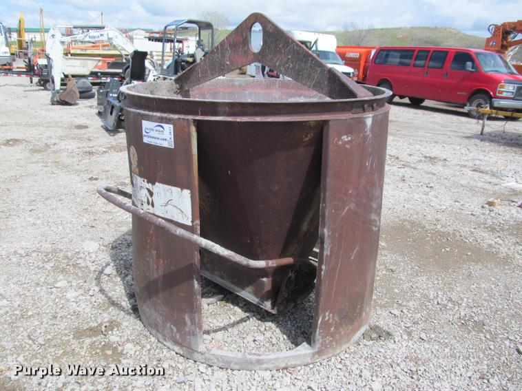 image for item K3817 Cement crane bucket