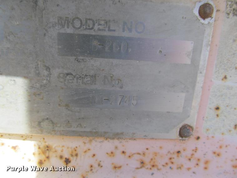 image for item K3826 Finn B260 straw blower