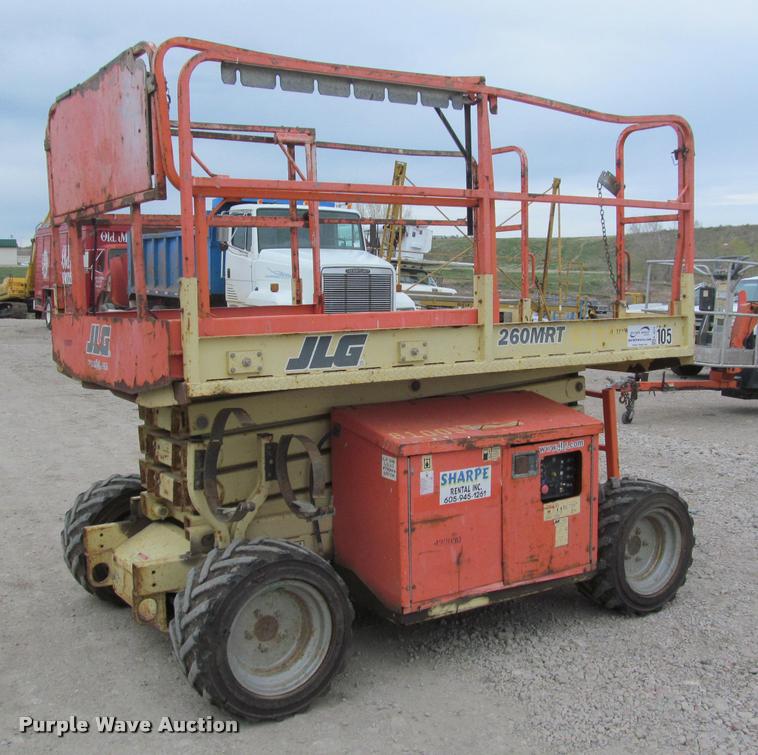 image for item K3829 2002 JLG 260MRT scissor lift