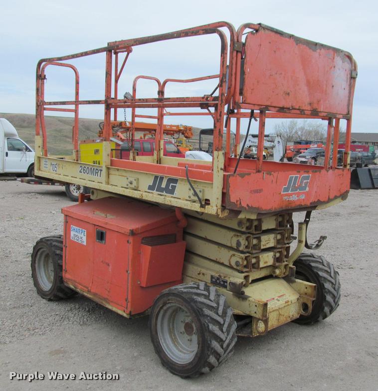 image for item K3829 2002 JLG 260MRT scissor lift