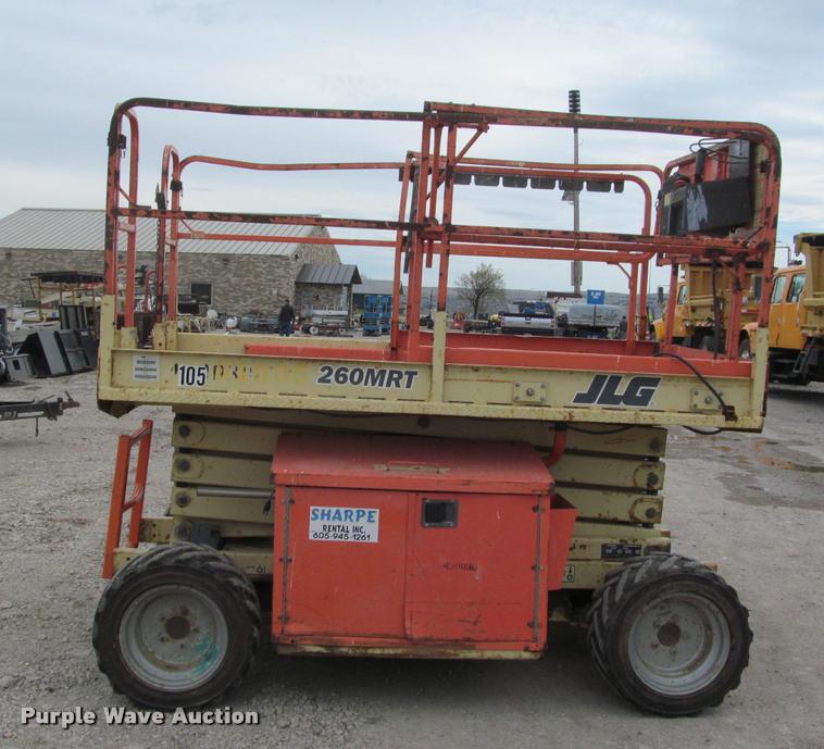 image for item K3829 2002 JLG 260MRT scissor lift