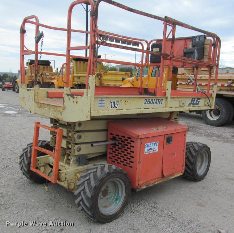image for item K3829 2002 JLG 260MRT scissor lift
