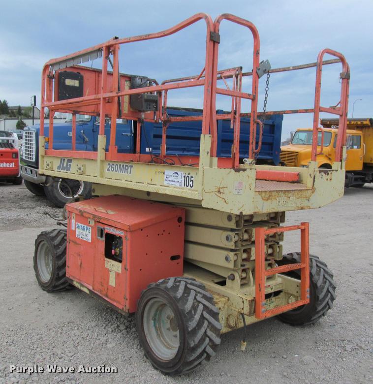 image for item K3829 2002 JLG 260MRT scissor lift