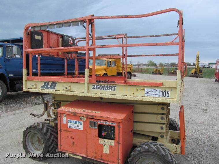 image for item K3829 2002 JLG 260MRT scissor lift