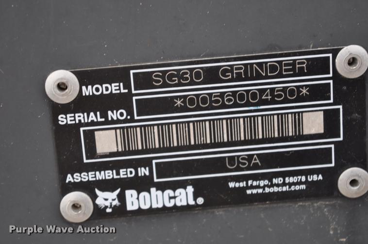 image for item K3830 Bobcat SG30 stump grinder