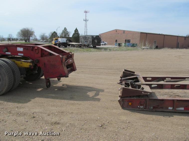 image for item K3873 1991 Trail King lowboy equipment trailer