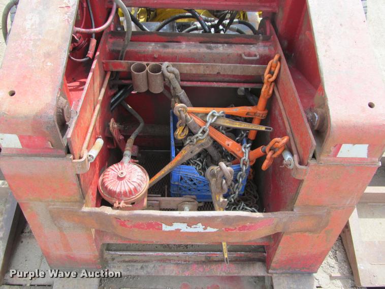 image for item K3873 1991 Trail King lowboy equipment trailer