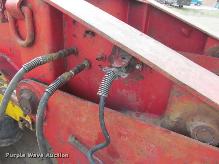 image for item K3873 1991 Trail King lowboy equipment trailer