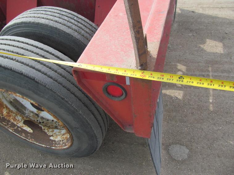 image for item K3873 1991 Trail King lowboy equipment trailer